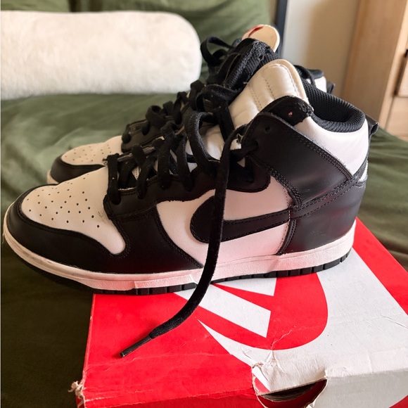 Nike Dunk High White and University Red - Picture 3 of 6